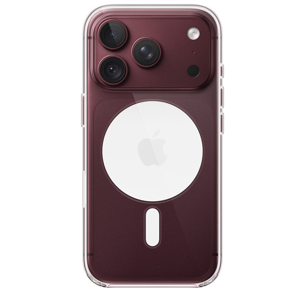 Apple Original iPhone 18 Pro Cover i klart materiale med MagSafe Klar