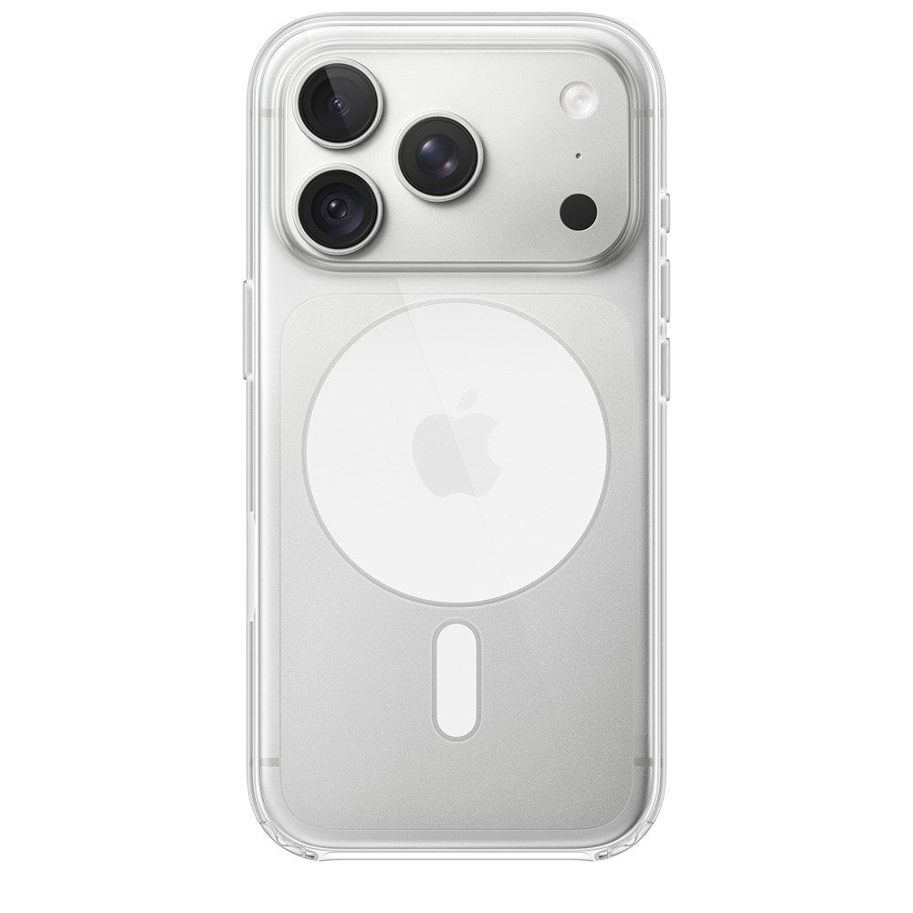 Apple Original iPhone 18 Pro Cover i klart materiale med MagSafe Klar