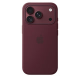 Apple Original iPhone 18 Pro Cover i silikone med MagSafe Burgundy