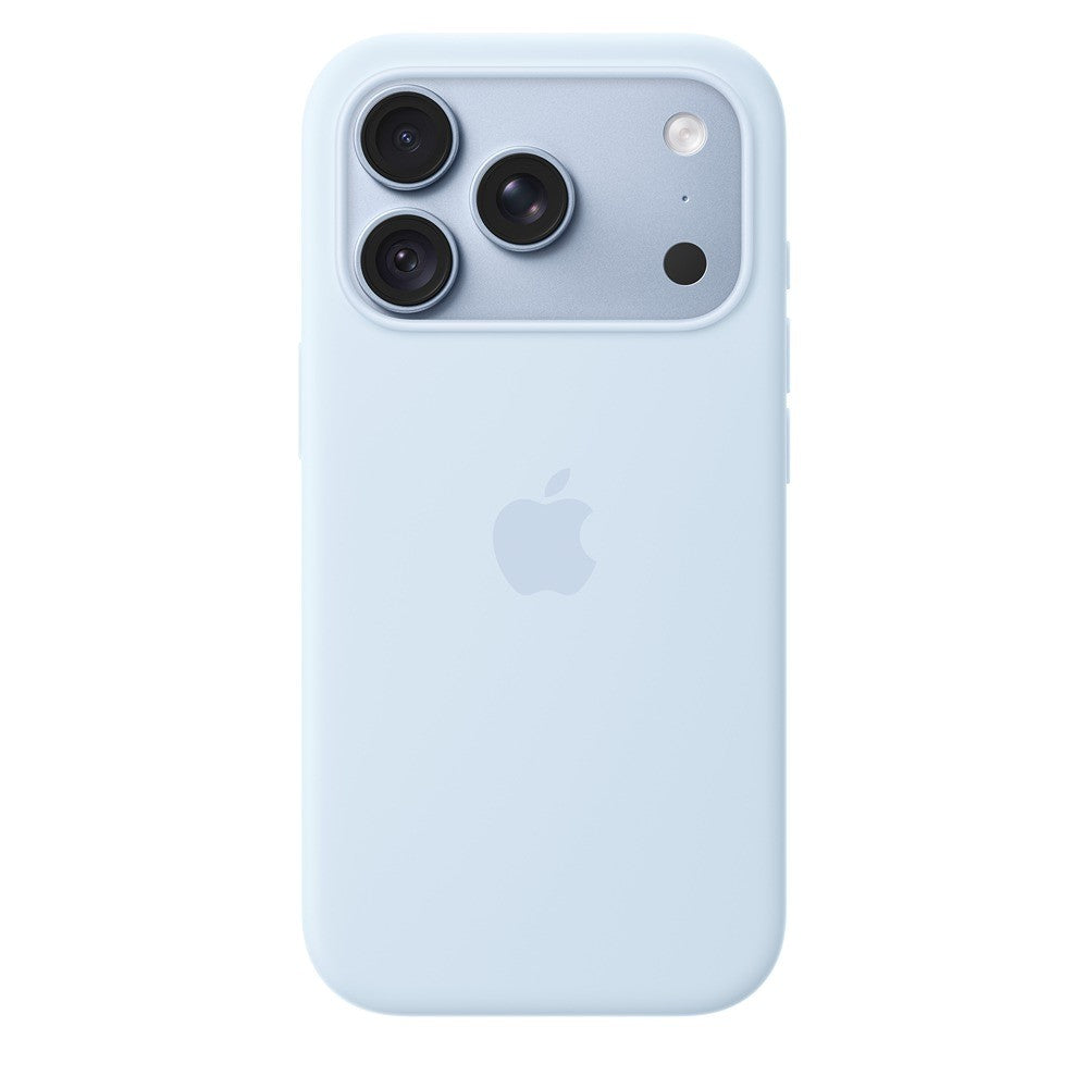 Apple Original iPhone 18 Pro Cover i silikone med MagSafe Crisp Blue