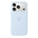 Apple Original iPhone 18 Pro Cover i silikone med MagSafe Crisp Blue