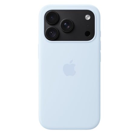 Apple Original iPhone 18 Pro Cover i silikone med MagSafe Crisp Blue