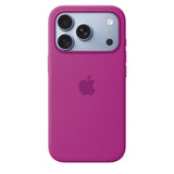 Apple Original iPhone 18 Pro Cover i silikone med MagSafe Magenta