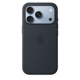 Apple Original iPhone 18 Pro Cover i silikone MagSafe marineblå
