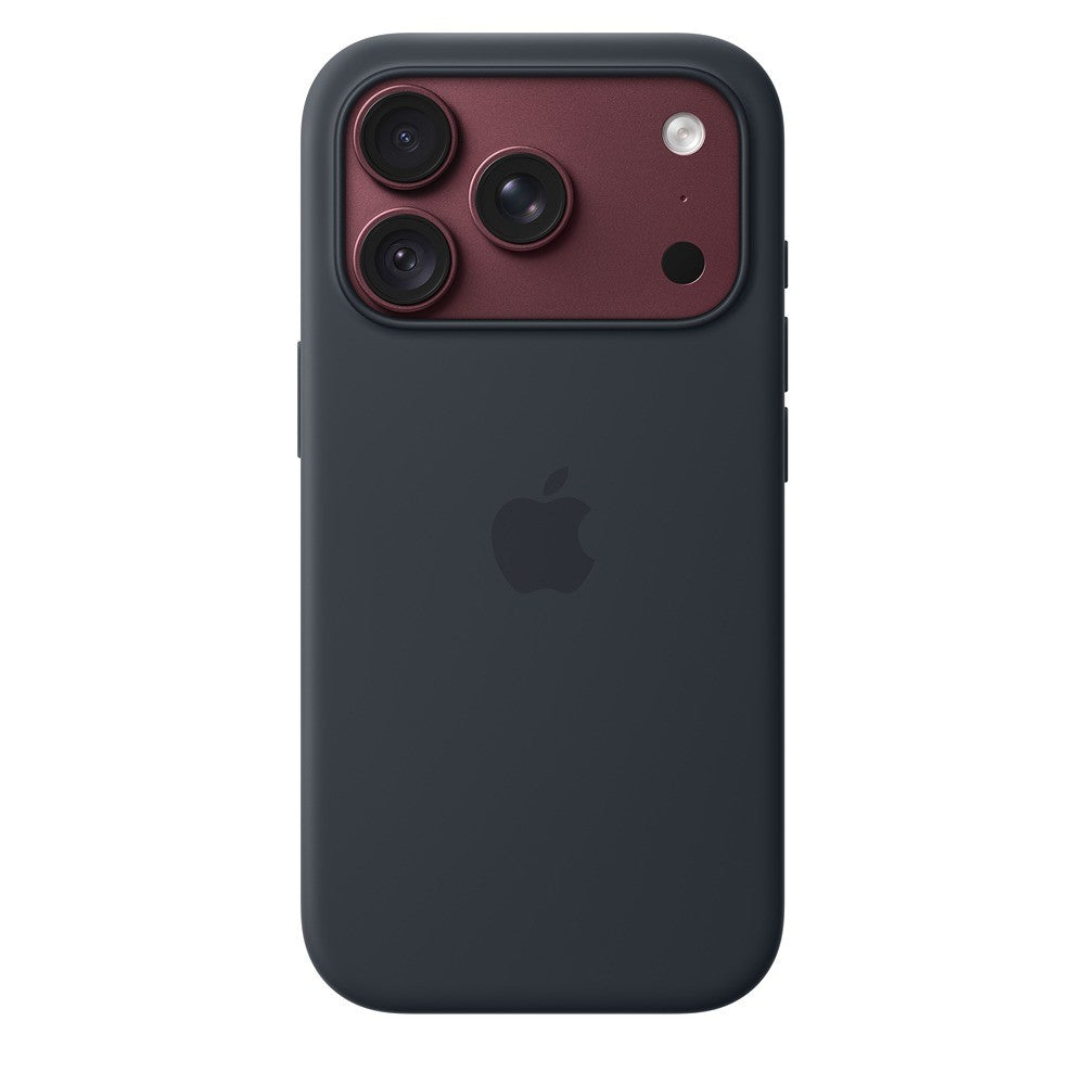 Apple Original iPhone 18 Pro Cover i silikone MagSafe marineblå