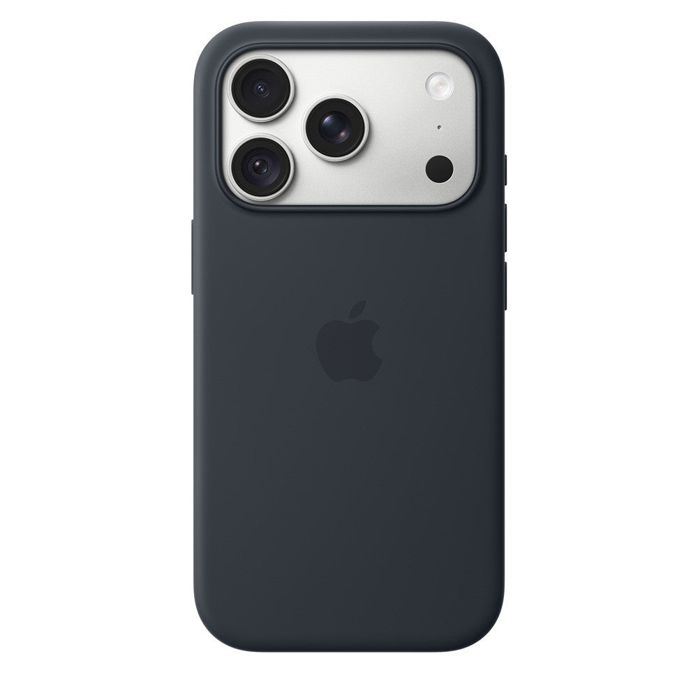 Apple Original iPhone 18 Pro Cover i silikone MagSafe marineblå