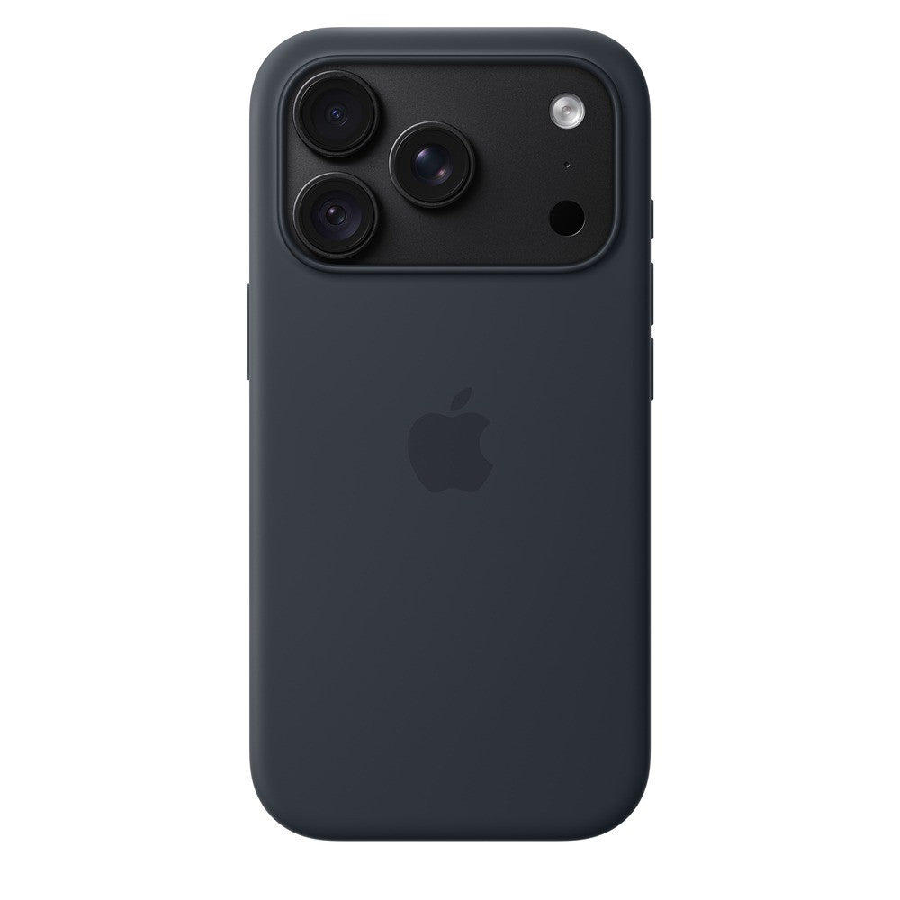 Apple Original iPhone 18 Pro Cover i silikone MagSafe marineblå