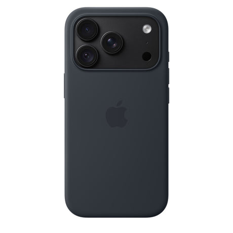 Apple Original iPhone 18 Pro Cover i silikone MagSafe marineblå