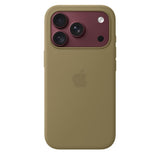 Apple Original iPhone 18 Pro Cover i silikone MagSafe olivengrøn