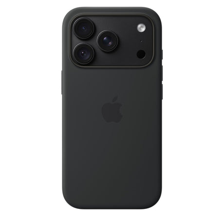 Apple Original iPhone 18 Pro Cover i silikone med MagSafe Sort