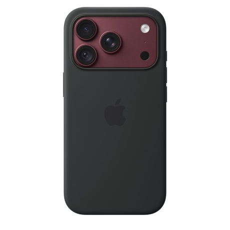 Apple Original iPhone 18 Pro Cover i silikone med MagSafe Sort