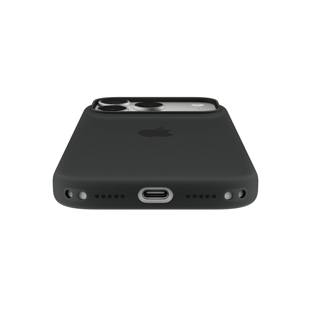 Apple Original iPhone 18 Pro Cover i silikone med MagSafe Sort