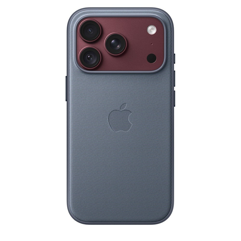 Apple Original iPhone 18 Pro Cover TechWoven MagSafe chambrayblå