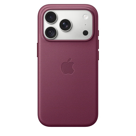 Apple Original iPhone 18 Pro Cover i TechWoven med MagSafe Mulberry