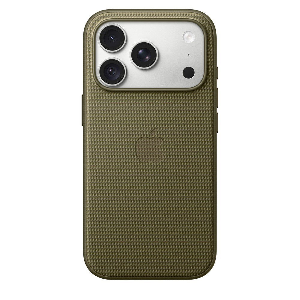 Apple Original iPhone 18 Pro Cover TechWoven MagSafe olivengrøn