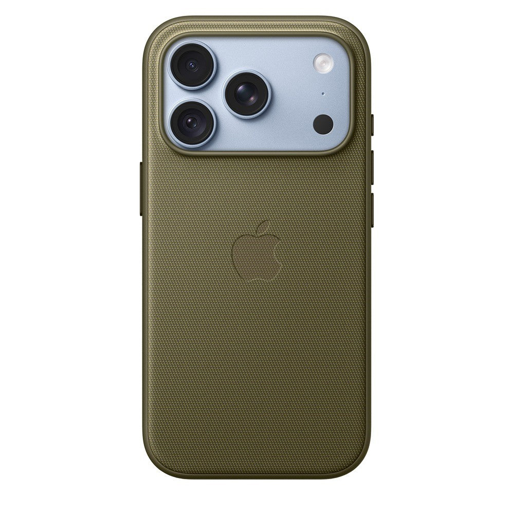 Apple Original iPhone 18 Pro Cover TechWoven MagSafe olivengrøn