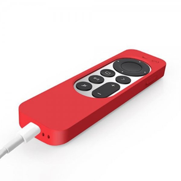 Apple TV 4K 2021/Apple TV Remote (gen 2) Cover Silikone Rød