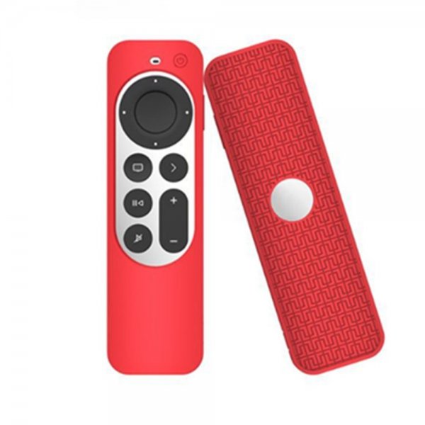 Apple TV 4K 2021/Apple TV Remote (gen 2) Cover Silikone Rød