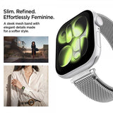 Spigen Apple Watch 38/40/41/42mm Rem WBM4 Sølv