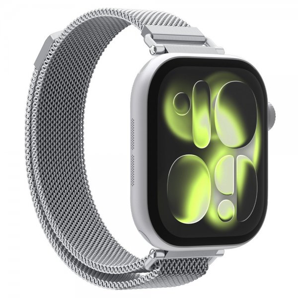 Spigen Apple Watch 38/40/41/42mm Rem WBM4 Sølv