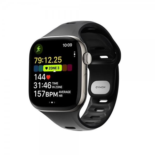 Nomad Apple Watch 38/40/41/42mm Armbånd Tempo Band Sort