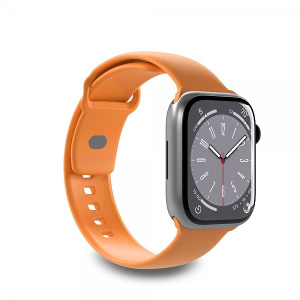 Puro Apple Watch 38/40/41/42mm Rem ICON Silikonebånd Abrikos