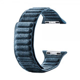 Apple Watch 38/40/41/42mm Armbånd Ruskind Blå