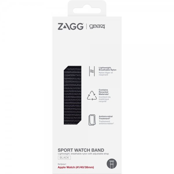 Gear4 Apple Watch 38/40/41/42mm Rem Sport Watch Band Sort