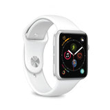 Puro Apple Watch 38/40/41/42mm Rem ICON Silikonebånd Hvid