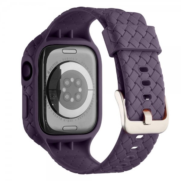 Apple Watch 41mm Armbånd Vævet tekstur Lilla
