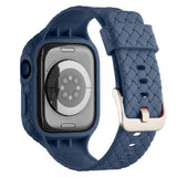 Apple Watch 41mm Armbånd Vævet tekstur Mørkeblå