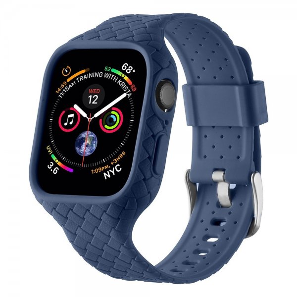 Apple Watch 41mm Armbånd Vævet tekstur Mørkeblå