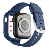 Apple Watch 41mm Armbånd Vævet tekstur Mørkeblå