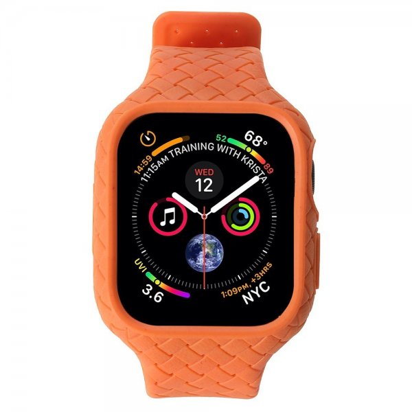Apple Watch 41mm Armbånd Vævet tekstur Orange