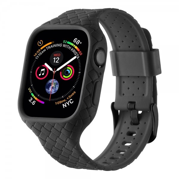Apple Watch 41mm Armbånd Vævet tekstur Sort