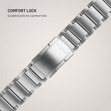 Fast Apple Watch 42/44/45/46mm Armbånd Titanium Strap Natural