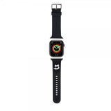 Karl Lagerfeld Apple Watch 44/45/46/Apple Watch Ultra Rem Silikone NFT Choupette Sort