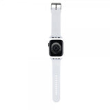 Karl Lagerfeld Apple Watch 44/45/46mm/Apple Watch Ultra Rem Silikone NFT Choupette Hvid