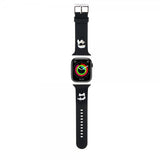 Karl Lagerfeld Apple Watch 42/44/45/Apple Watch Ultra Rem Silikone NFT Karl & Choupette Sort