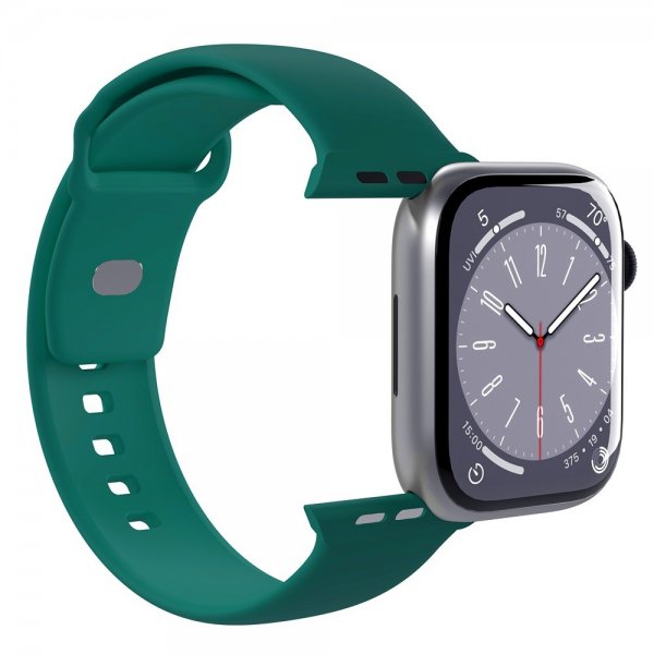 Puro Apple Watch 44/45/46mm/Apple Watch Ultra Rem ICON Silikonebånd Jade