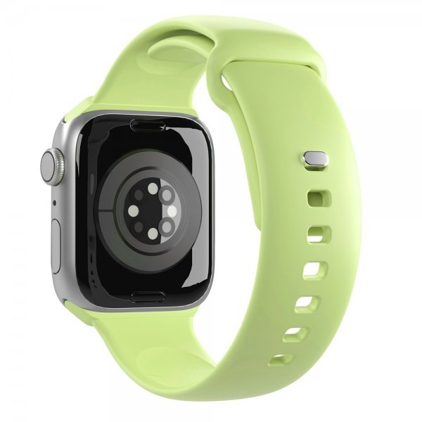 Puro Apple Watch 44/45/46mm/Apple Watch Ultra Rem ICON Silikonebånd Matcha Grøn