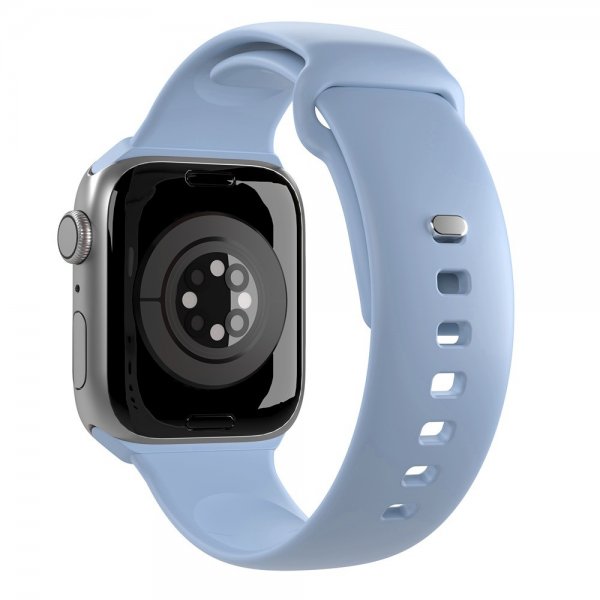 Puro Apple Watch 44/45/46mm/Apple Watch Ultra rem ICON Silikonebånd Powder Blue
