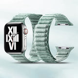 Apple Watch 44/45/46mm/Apple Watch Ultra Armbånd Ruskind Grøn