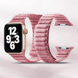 Apple Watch 44/45/46mm/Apple Watch Ultra Armbånd Ruskind Lyserød