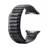 Apple Watch 44/45/46mm/Apple Watch Ultra Armbånd Ruskind Sort