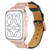Apple Watch 44/45/46mm/Apple Watch Ultra Armbånd Perler Grøn