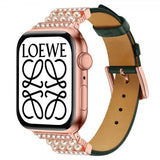 Apple Watch 44/45/46mm/Apple Watch Ultra Armbånd Perler Grøn