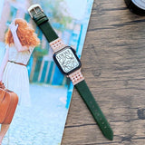 Apple Watch 44/45/46mm/Apple Watch Ultra Armbånd Perler Grøn