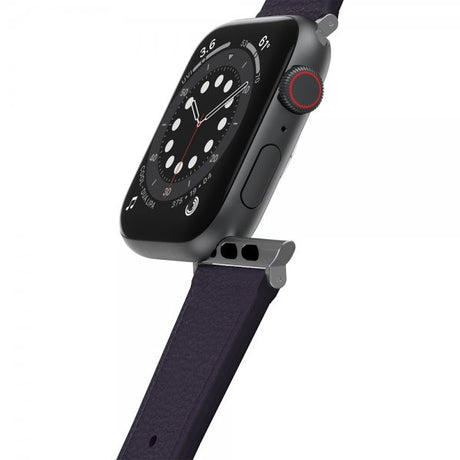 Otterbox Apple Watch 44/45/46mm Rem Symmetry Kaktus Læder Blomme Luksus