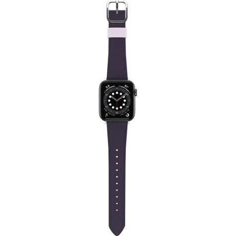 Otterbox Apple Watch 44/45/46mm Rem Symmetry Kaktus Læder Blomme Luksus